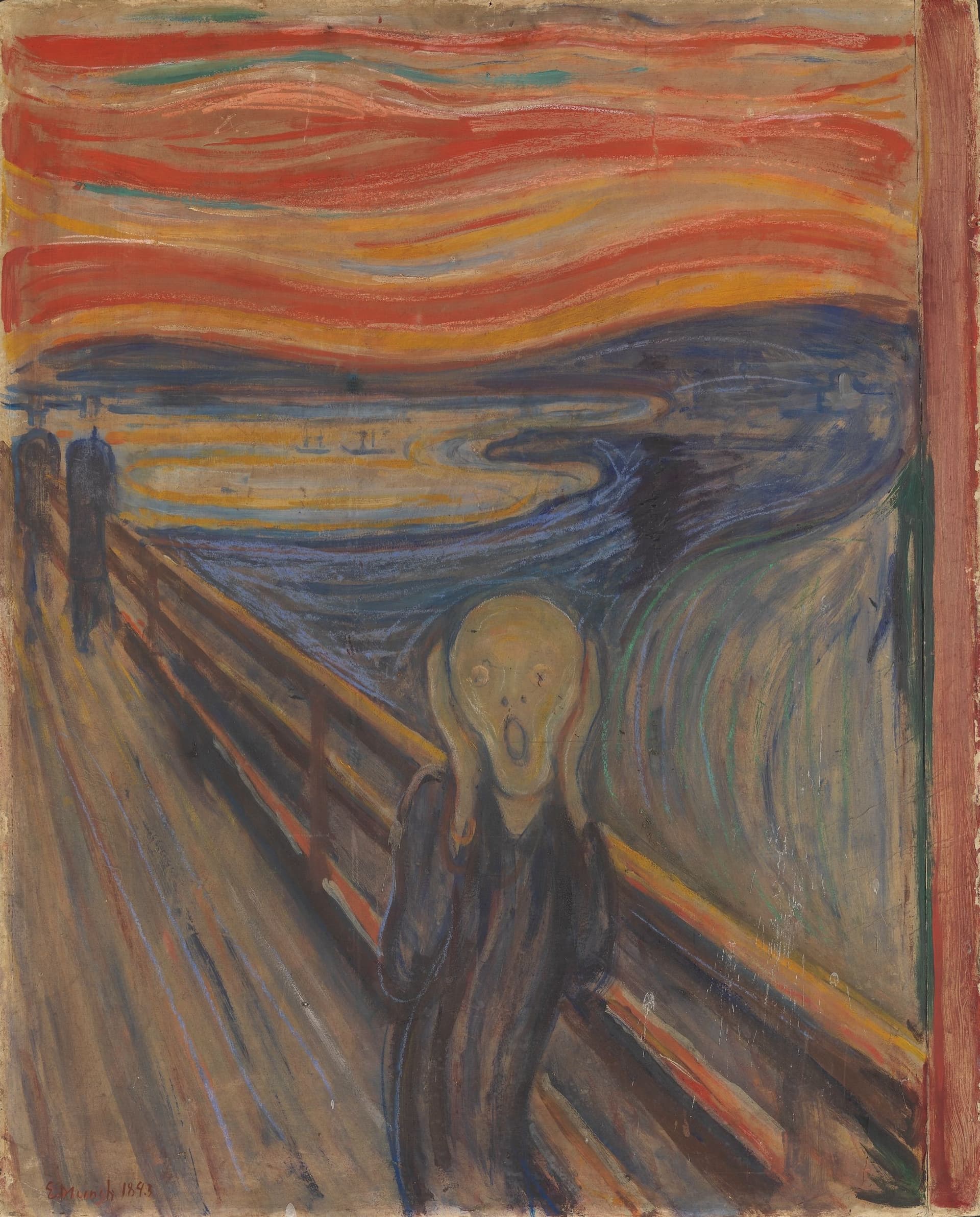 The Scream, 1893 by Edvard Munch